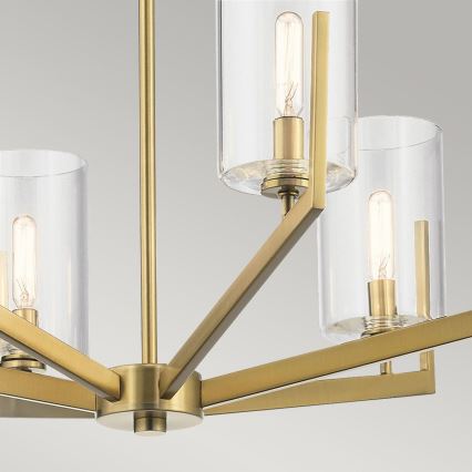 Quintiesse - Luster na štapu NYE 6xE14/40W/230V promjer 71,1 cm zlatni