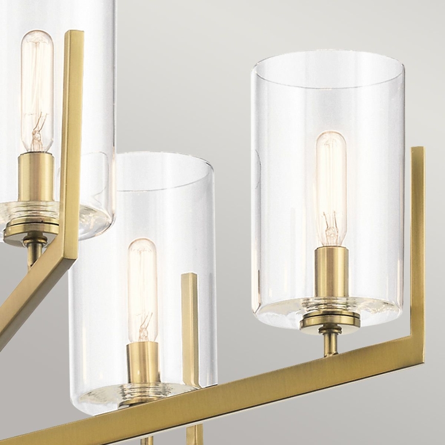 Quintiesse - Luster na štapu NYE 6xE14/40W/230V promjer 71,1 cm zlatni