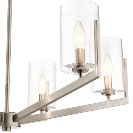 Quintiesse - Luster na šipci NYE 6xE14/40W/230V Ø 71,1 cm matni krom