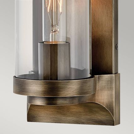 Quintiesse - Vanjsko zidno svjetlo PEARSON M 1xE27/60W/230V IP44 brončano