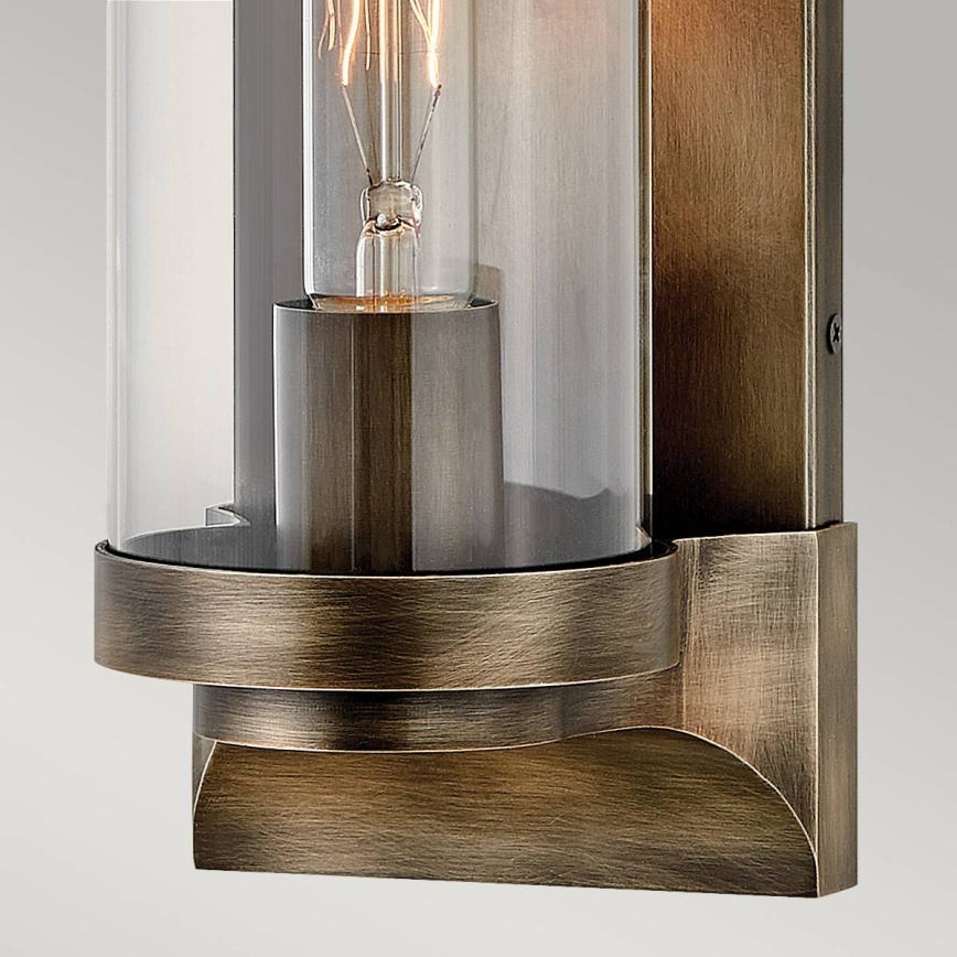 Quintiesse - Vanjsko zidno svjetlo PEARSON M 1xE27/60W/230V IP44 brončano