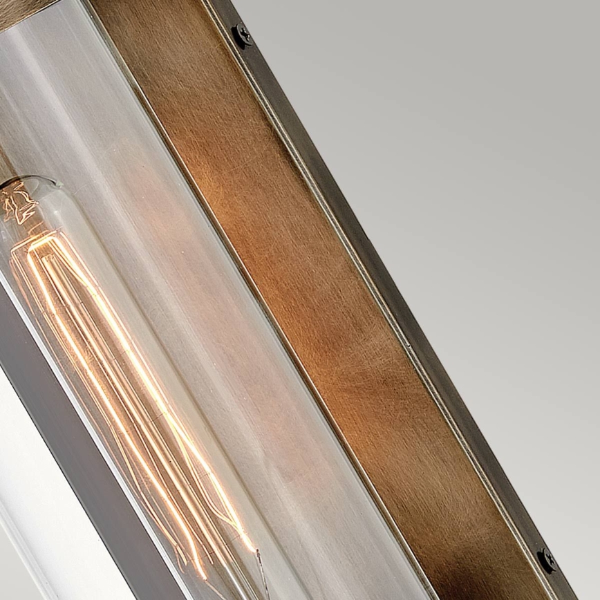 Quintiesse - Vanjsko zidno svjetlo PEARSON M 1xE27/60W/230V IP44 brončano