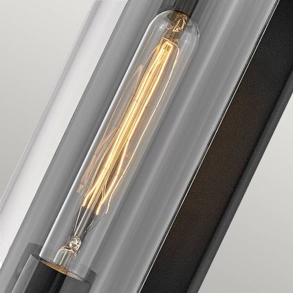 Quintiesse - Vanjsko zidno svjetlo PEARSON M 1xE27/60W/230V IP44 crna