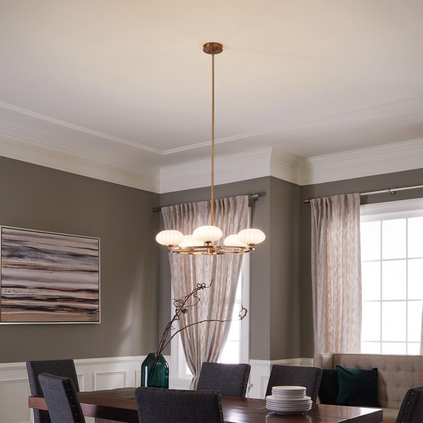 Quintiesse - LED kupaonski luster na šipci PIM 5xG9/3W/230V Ø 71,1 cm IP44 zlatna