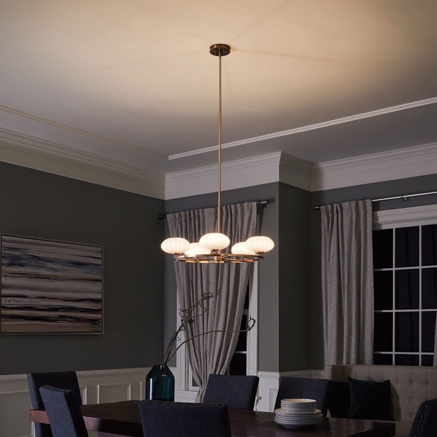 Quintiesse - LED kupaonski luster na šipci PIM 5xG9/3W/230V Ø 71,1 cm IP44 zlatna