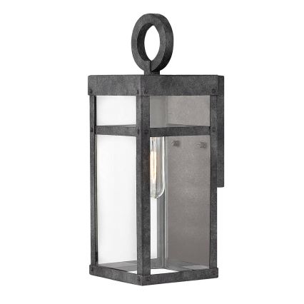 Quintiesse - Vanjsko zidno svjetlo PORTER S 1xE27/60W/230V IP44 crno
