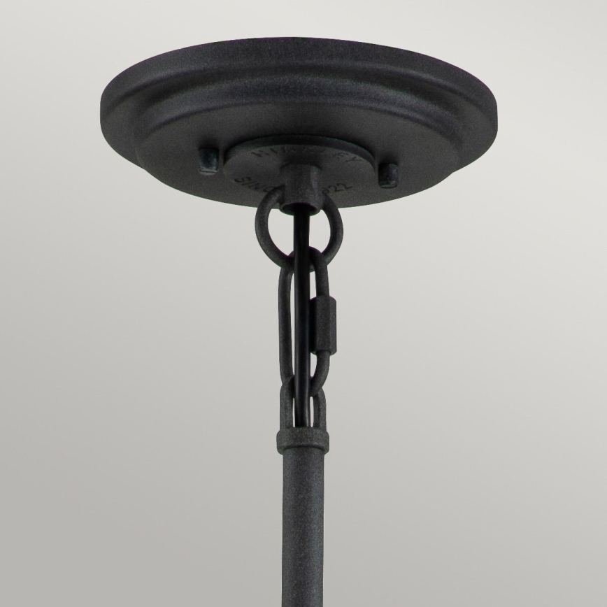 Quintiesse - Luster na štangu SILAS 6xE27/60W/230V Ø 72,3 cm crna/zlatna