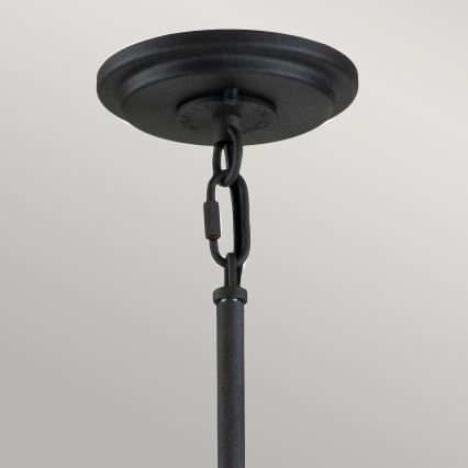 Quintiesse - Luster na šipci SILAS 8xE27/60W/230V Ø 82,9 cm crna/zlatna