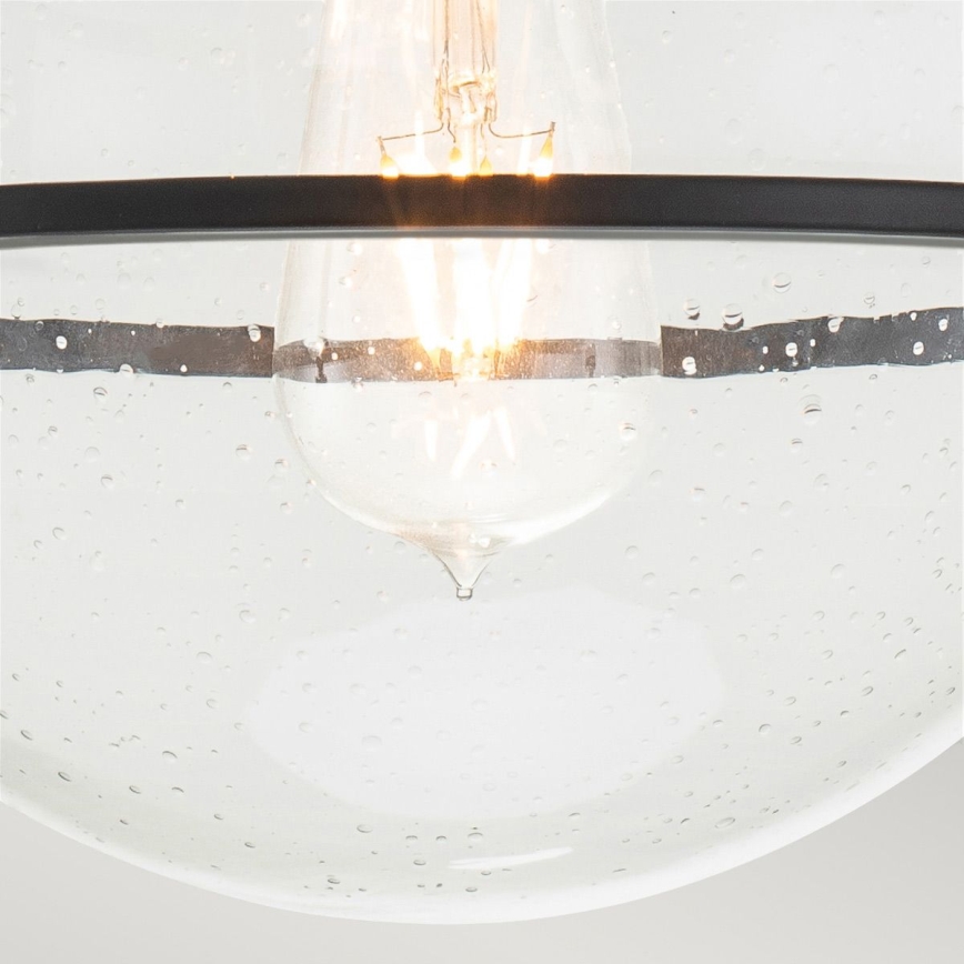 Quintiesse - Stropna svjetiljka SOMERSET 1xE27/60W/230V promjer 28,2 cm crna