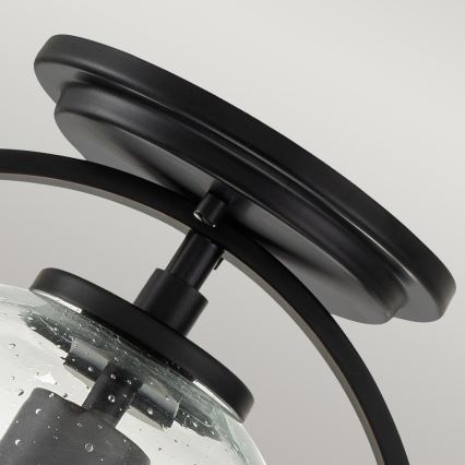 Quintiesse - Stropna svjetiljka SOMERSET 1xE27/60W/230V promjer 28,2 cm crna