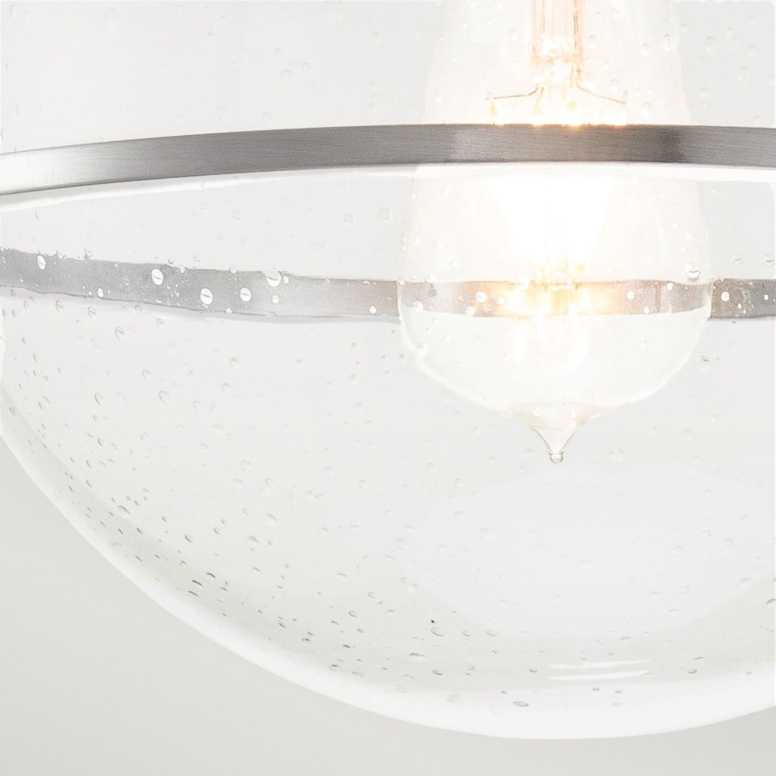 Quintiesse - Stropna svjetiljka SOMERSET 1xE27/60W/230V Ø 28,2 cm matni krom