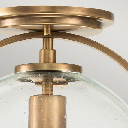 Quintiesse - Stropna svjetiljka SOMERSET, 1x E27 (60 W), 230 V, Ø 28,2 cm, zlatna