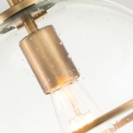 Quintiesse - Stropna svjetiljka SOMERSET, 1x E27 (60 W), 230 V, Ø 28,2 cm, zlatna