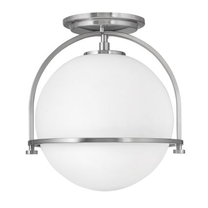 Quintiesse - Stropna svjetiljka SOMERSET 1xE27/60W/230V Ø 28,2 cm matni krom