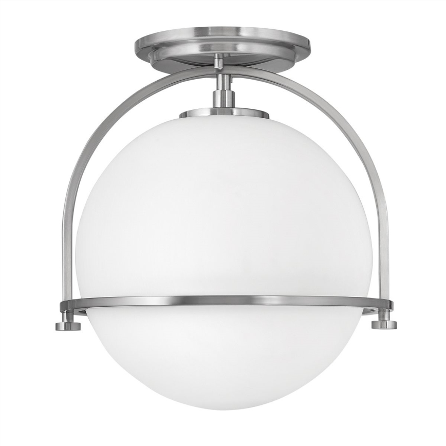 Quintiesse - Stropna svjetiljka SOMERSET 1xE27/60W/230V Ø 28,2 cm matni krom