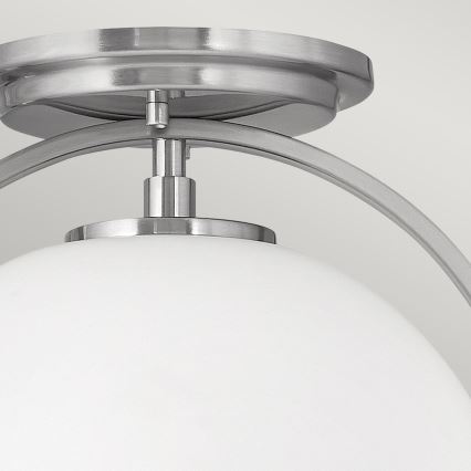 Quintiesse - Stropna svjetiljka SOMERSET 1xE27/60W/230V Ø 28,2 cm matni krom