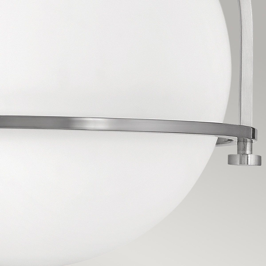 Quintiesse - Stropna svjetiljka SOMERSET 1xE27/60W/230V Ø 28,2 cm matni krom