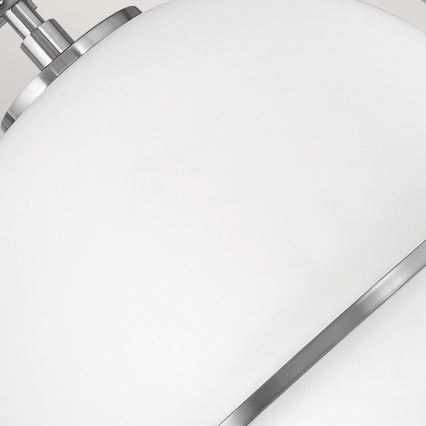 Quintiesse - Stropna svjetiljka SOMERSET 1xE27/60W/230V Ø 28,2 cm matni krom