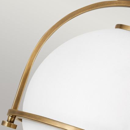 Quintiesse - Stropna svjetiljka SOMERSET 1xE27/60W/230V Ø 28,2 cm zlatna