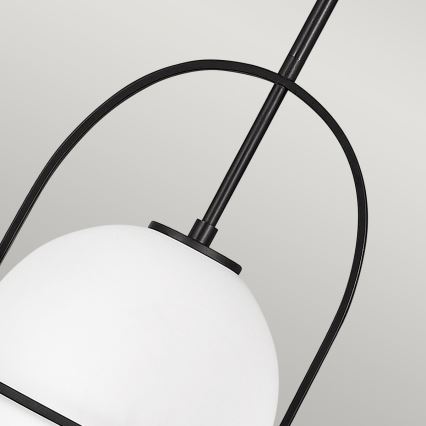 Quintiesse - Luster na štapu SOMERSET 1xE27/60W/230V pr. 28,9 cm crna