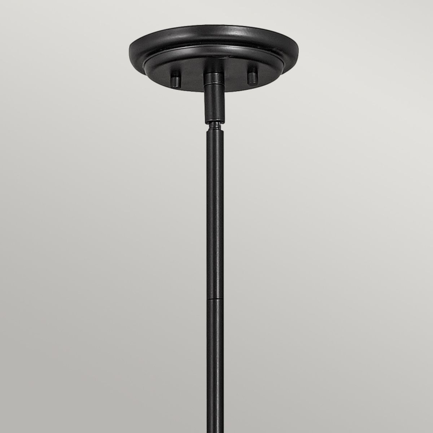 Quintiesse - Luster na štapu SOMERSET 1xE27/60W/230V pr. 28,9 cm crna