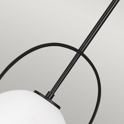 Quintiesse - Luster na štapu SOMERSET 1xE27/60W/230V pr. 28,9 cm crna