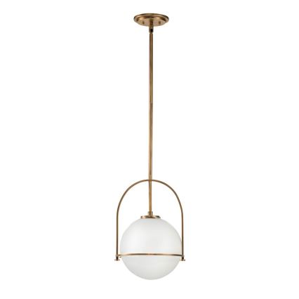 Quintiesse - Luster na šipci SOMERSET 1xE27/60W/230V, promjer 28,9 cm, brončani
