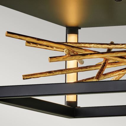 Quintiesse - LED stropna svjetiljka STYX LED/8W/230V crna/zlatna
