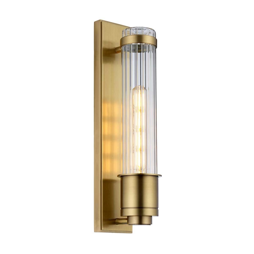 Quintiesse - Kupaonsko zidno svjetlo WELLINGTON 1xE27/60W/230V IP44 zlatno