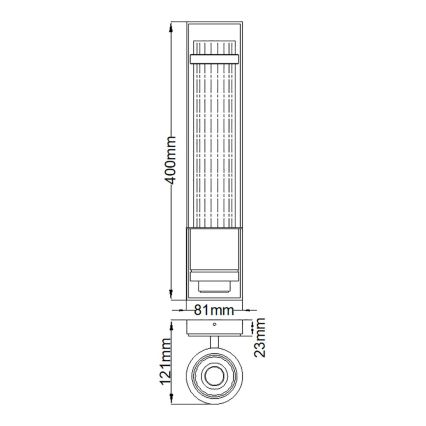 Quintiesse - Zidna svjetiljka za kupaonicu WELLINGTON 1xE27/60W/230V IP44 sjajni krom
