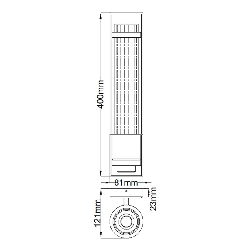 Quintiesse - Zidna svjetiljka za kupaonicu WELLINGTON 1xE27/60W/230V IP44 sjajni krom