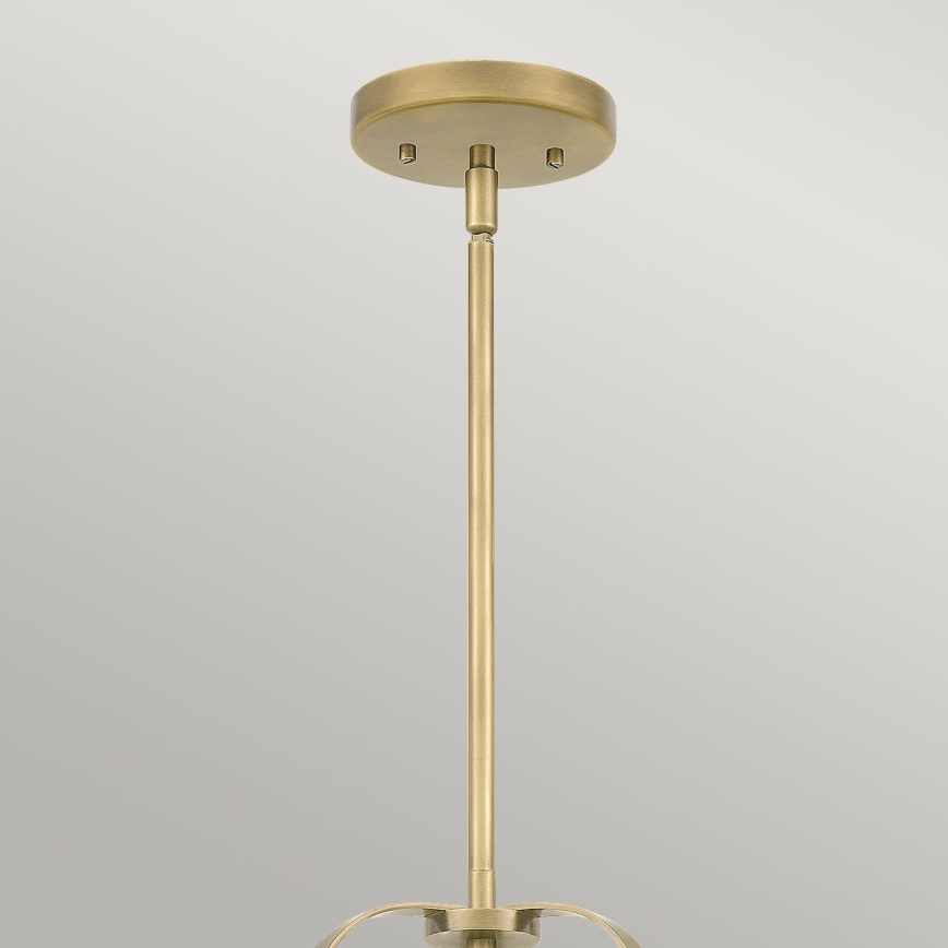 Quintiesse - Luster na šipci WIMBERLEY 3xE27/60W/230V Ø 35,6 cm zlatni