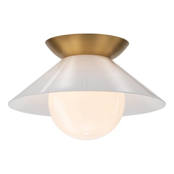 Quintiesse - Stropna svjetiljka SAUCER 1xE27/40W/230V pr. 36,6 cm zlatna