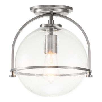Quintiesse - Stropna svjetiljka SOMERSET 1xE27/60W/230V Ø 28,2 cm matni krom