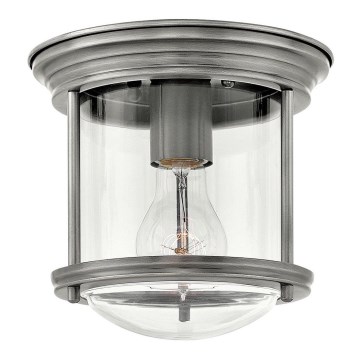 Quintiesse - Vanjska stropna svjetiljka HADRIAN 1xE27/60W/230V Ø 19,6 cm IP44 matirani krom