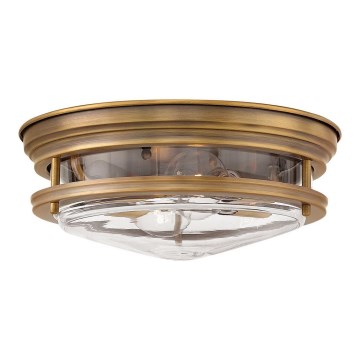 Quintiesse - Vanjska stropna svjetiljka HADRIAN 2xE27/40W/230V promjer 30,5 cm IP44 brončana
