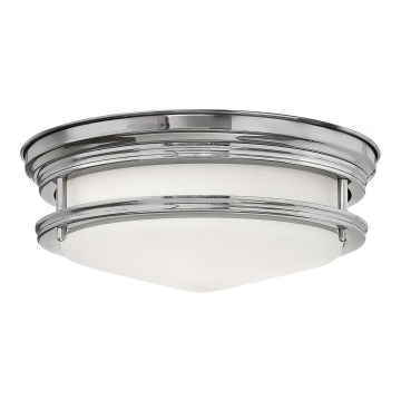 Quintiesse - Vanjska stropna svjetiljka HADRIAN 2xE27/40W/230V Ø 27,8 cm IP44 sjajni krom