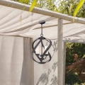 Quintiesse - Vanjska viseća svjetiljka na lancu BLACKSMITH 3xE14/40W/230V Ø 40,7 cm IP44 crna