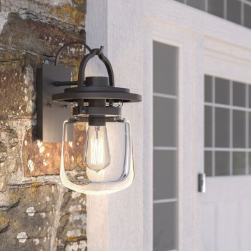 Quintiesse - Vanjska zidna lampa LASALLE S 1xE27/60W/230V IP44 brončana