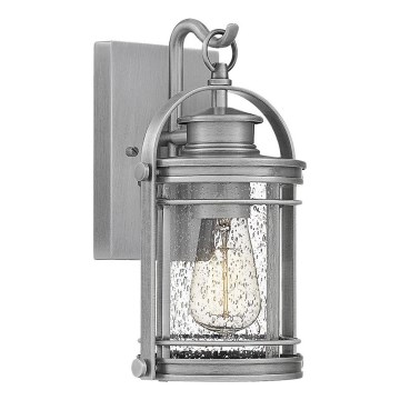 Quintiesse - Vanjska zidna svjetiljka BOOKER S 1xE27/60W/230V IP44 matni krom