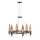Quintiesse - Viseći luster na sajli WILLOW 6xE14/40W/230V Ø 61 cm zlatna/crna