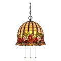 Quoizel - Luster na lancu Tiffany ROSECLIFFE 3xE27/100W/230V