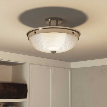 Quoizel - Nadgradni luster MANTLE 2xE27/60W/230V sjajni krom