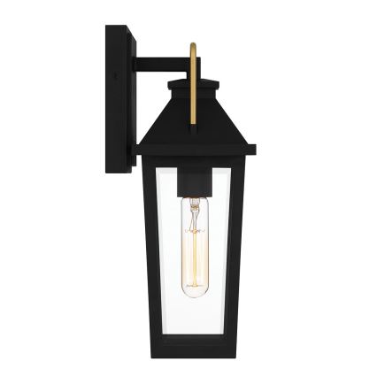 Quoizel - Vanjska zidna svjetiljka BUCKLEY 1xE27/40W/230V IP44 crna