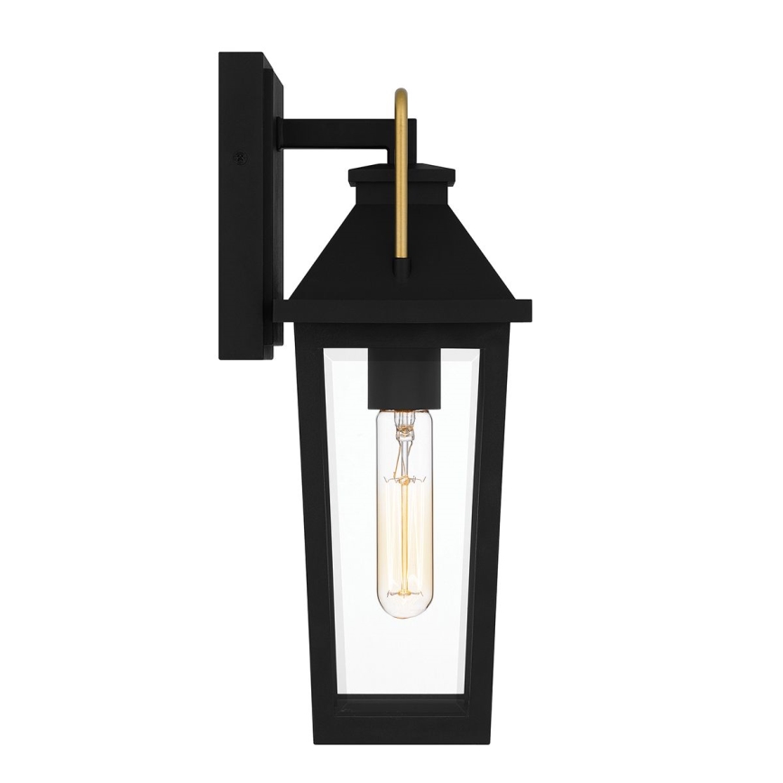 Quoizel - Vanjska zidna svjetiljka BUCKLEY 1xE27/40W/230V IP44 crna
