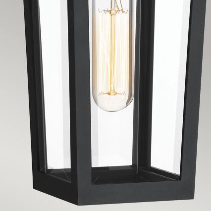 Quoizel - Vanjska zidna svjetiljka BUCKLEY 1xE27/40W/230V IP44 crna