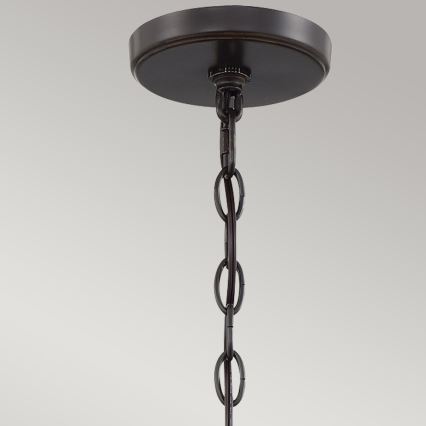 Quoizel - Luster na lancu CASABLANCA 3xE27/60W/230V smeđa