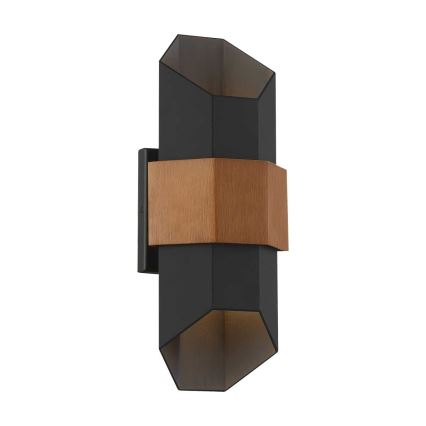 Quoizel - LED Vanjska zidna svjetiljka CHASM 2xLED/5,5W/230V IP44