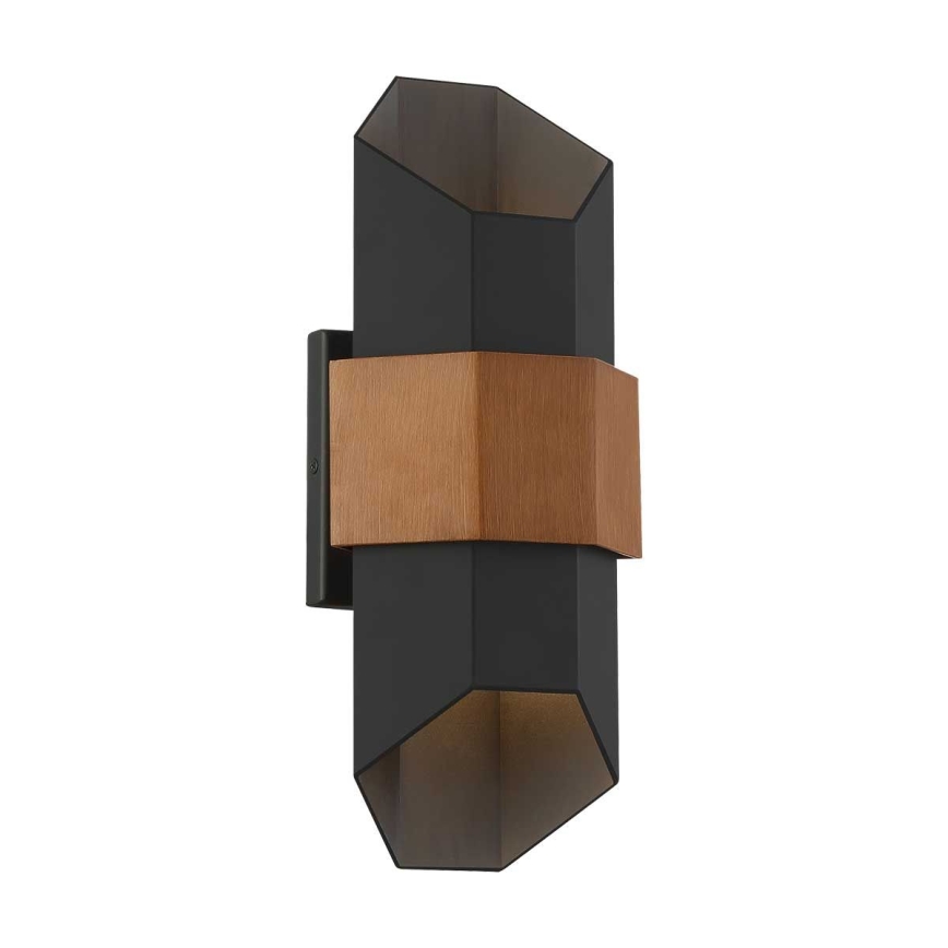 Quoizel - LED Vanjska zidna svjetiljka CHASM 2xLED/5,5W/230V IP44