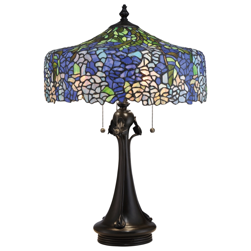 Quoizel - Stolna lampa COBALT 3xE27/60W/230V
